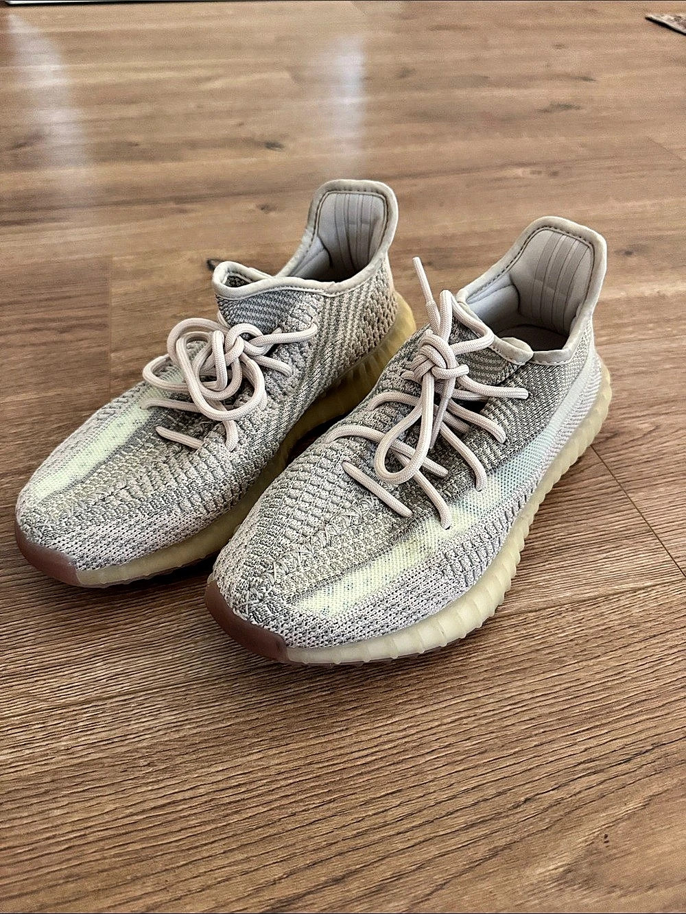 adidas Yeezy Boost 350 V2 Sneakers Beige & Citrine US 7